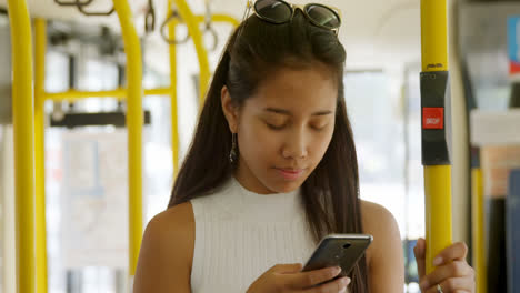 Teenage-girl-using-mobile-phone-4k