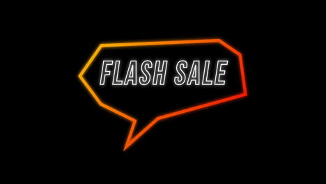 Flash-Sale-advertisement-in-Retro-Eighties-concept-4k