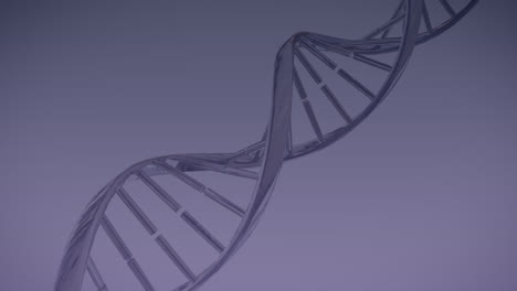 DNA-and-molecules-moving-on-grey-background
