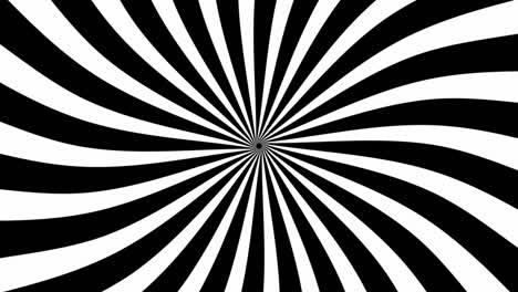 Revolving-black-and-white-striped-background-with-red-shapes-