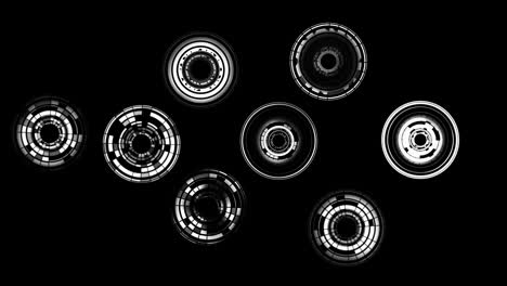 Spinning-circles-on-a-black-background