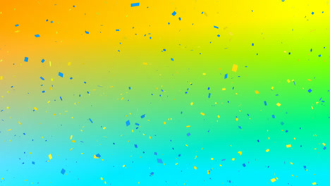 Yellow-and-blue-confetti-falling