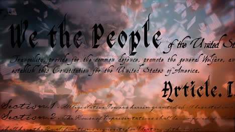 Constitución-Escrita-De-Los-Estados-Unidos-Y-Confeti