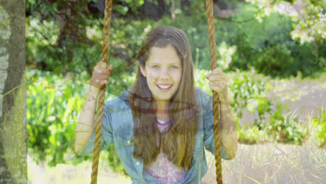 Girl-on-a-swing-in-the-park