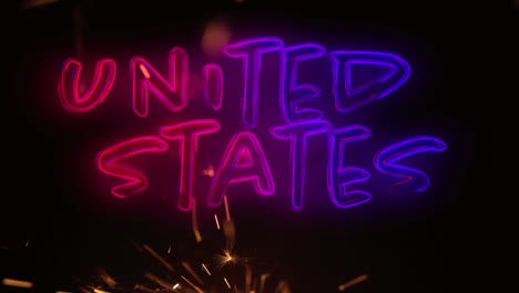 United-States-text-and-a-sparkle-for-fourth-of-July
