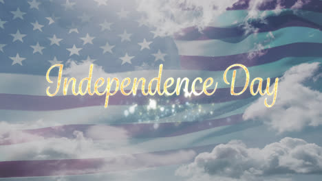 Independence-day-text-and-a-flag