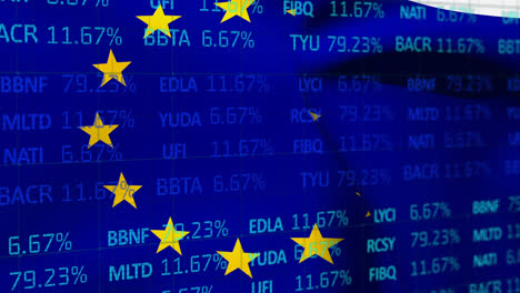 Stock-market-data-processing-against-EU-flag
