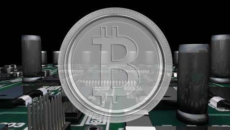 Digital-composite-of-cryptocurrency-and-a-circuit-board