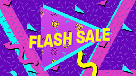 Flash-Sale-Grafik-Auf-Violettem-Hintergrund-4k