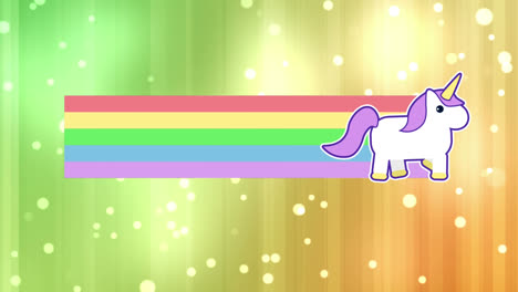 Animation-of-rainbows-and-unicorns