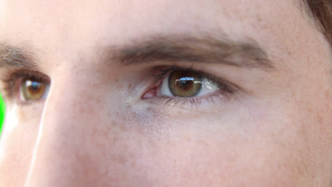 Close-up-of-a-Caucasian-man-eyes