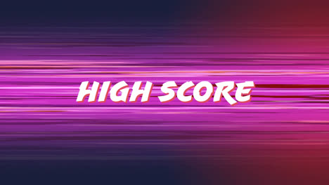 Arcade-Spiel-Highscore