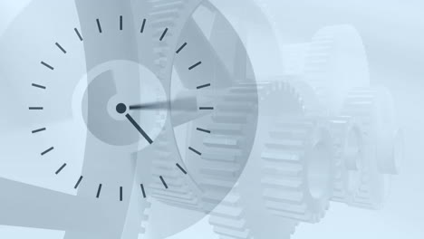 Fast-moving-clock-and-cogs