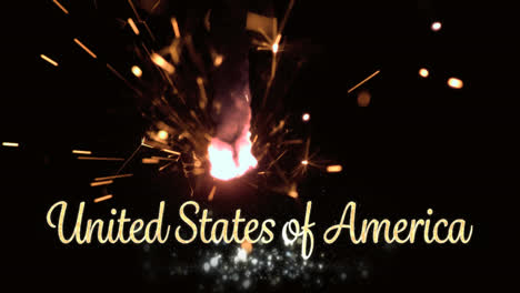 United-States-of-America-text-and-a-sparkle-for-fourth-of-July.