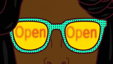 Open-on-comic-style-glasses