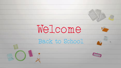 Welcome-back-to-school-written-on-lined-background