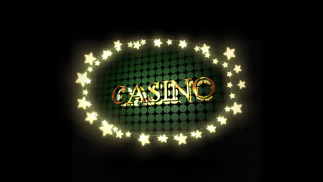 Casino-In-Einem-Leuchtenden-Rahmen
