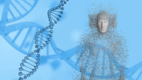 Moving-3d-DNA-strand-and-human-body