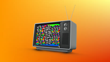 Televisor-Antiguo-Con-Estática.