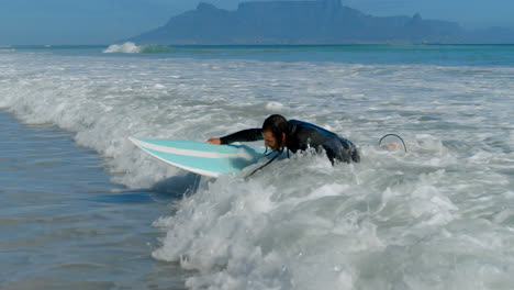 Man-surfing-on-the-sea-4k