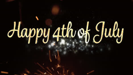Happy-4th-of-July-greeting-and-sparkles-on-fourth-of-july