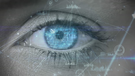 Digital-composite-of-a-woman-eye-looking-at-the-blockchain-technology
