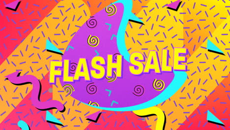 Flash-sale-graphic-on-multicoloured-background-4k