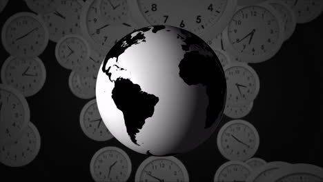 Clocks-with-globe