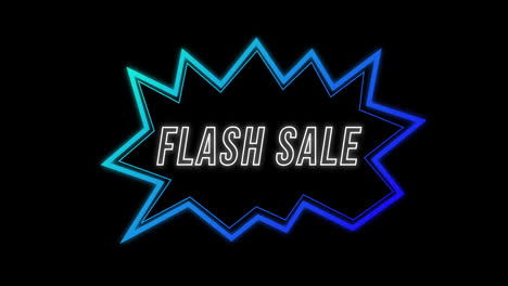 Flash-Sale-advertisement-in-Retro-Eighties-concept-4k