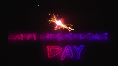 Happy-Independence-Day-text-and-a-sparkle-for-fourth-of-July.