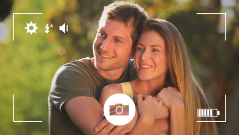 Taking-photos-of-a-couple-on-a-digital-camera