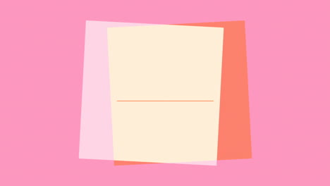 two-squares-rotating-and-melting-each-other-on-a-pink-background