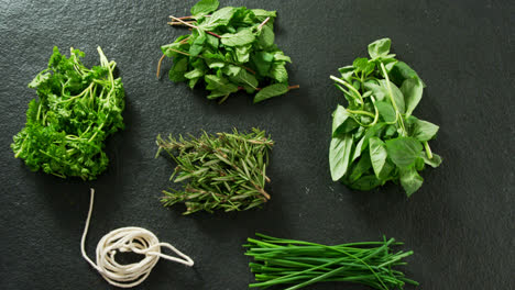 Various-type-of-herbs-and-rope-4k