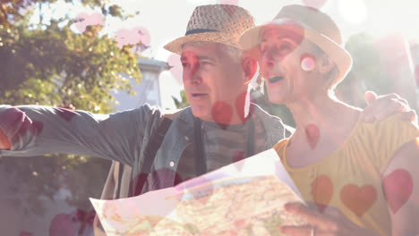Digital-composite-of-couple-looking-at-the-map