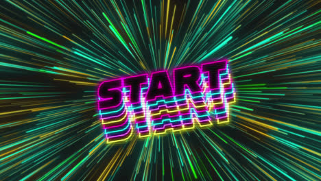 Start-written-in-neon-outlines-over-green-and-yellow-starburst