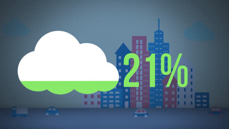 Cloud-shape-and-numbers-filling-up-with-colour-with-building-shapes-in-the-background