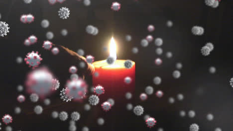 Covid-19-cells-moving-against-hand-lighting-a-candle