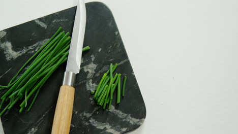 Scallions-and-knife-on-black-slate-plate-4k