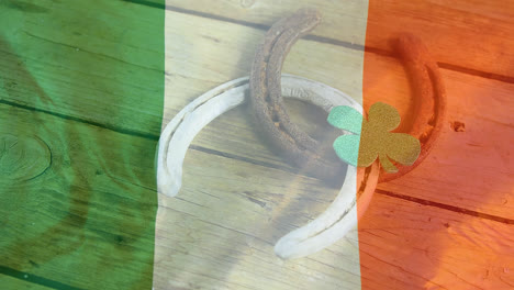 Digital-Composite-Von-Digital-Generierten-Irischen-Nationalflagge