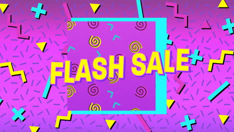 Flash-Sale-Grafik-Auf-Violettem-Hintergrund-4k