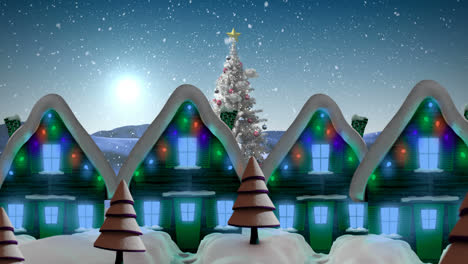 Snow-scenery-with-houses