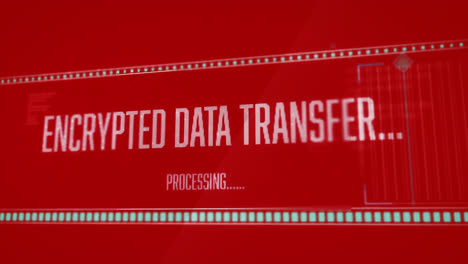 Animation-of-data-processing-on-red-background