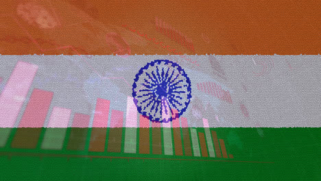 Composition-of-covid-19-cells-and-statistics-over-indian-flag