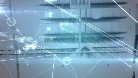 Animation-of-networks-of-connections-over-industrial-interiors
