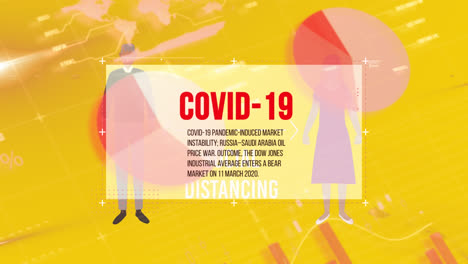 Animation-Des-Covid-19-Textes-über-Personen-Und-Statistiken
