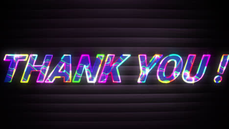 Animation-of-thank-you-text-on-black-background