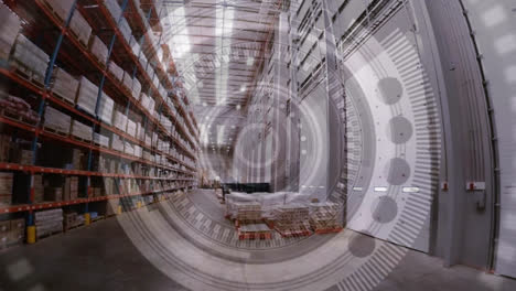 Animation-of-scope-scanning-over-man-warehouse