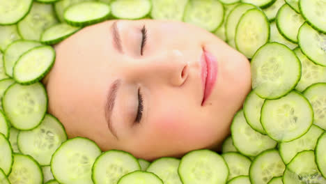 Natural-womans-face-surrounded-by-cucumber-slices