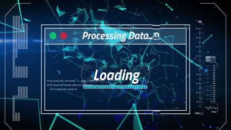 Animation-of-data-processing-on-blue-background