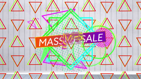 Animation-of-massive-sale-text-over-abstract-background